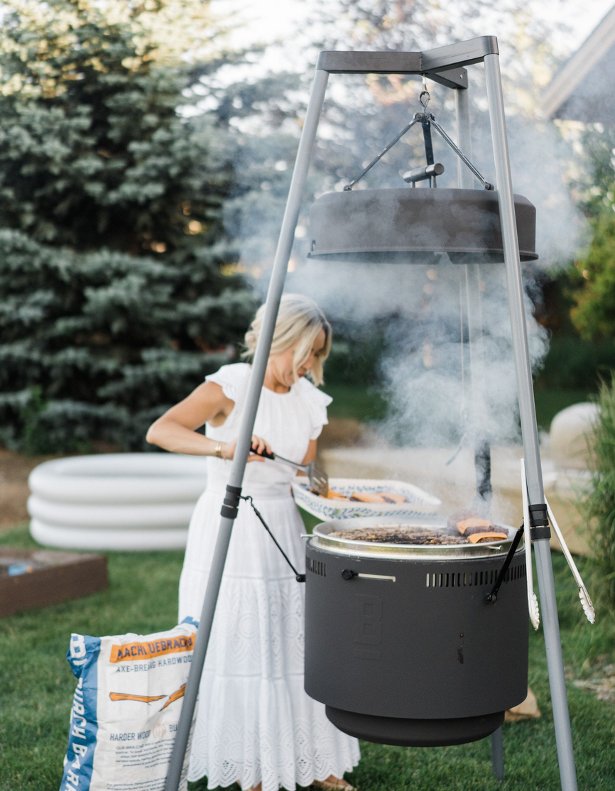 Burch Barrel Hanging Grill And Smoker